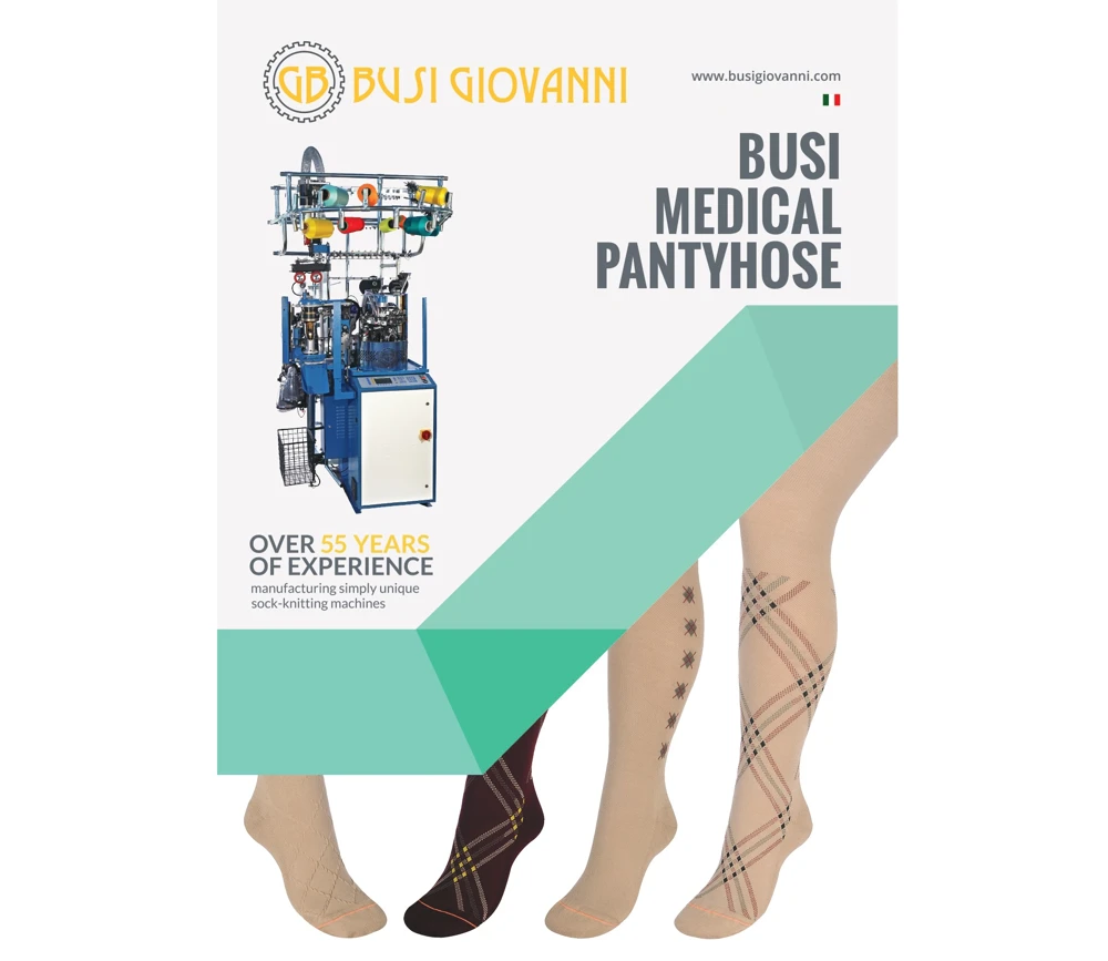Busi launches new machines for large sized medical hosiery